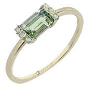 ZR2495-Y Color Ring in 14k Gold with Diamonds