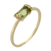 ZR2495-Y Color Ring in 14k Gold with Diamonds