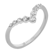 ZR2496 Right Hand Ring in 14k Gold with Diamonds