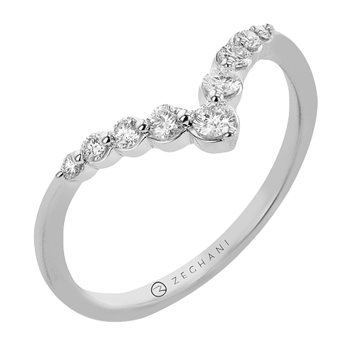 ZR2496 Right Hand Ring in 14k Gold with Diamonds