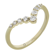 ZR2496-Y Right Hand Ring in 14k Gold with Diamonds