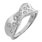 ZR2498 Right Hand Ring in 14k Gold with Diamonds
