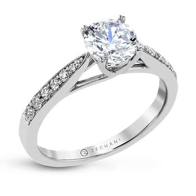 ZR24PVER Wedding Set in 14k Gold with Diamonds