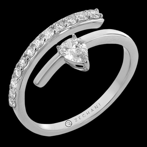 ZR2503 Right Hand Ring in 14k Gold with Diamonds