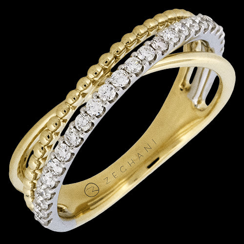 ZR2508 Right Hand Ring in 14k Gold with Diamonds