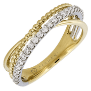 ZR2508 Right Hand Ring in 14k Gold with Diamonds