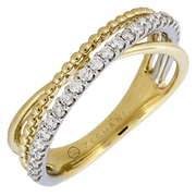 ZR2508 Right Hand Ring in 14k Gold with Diamonds
