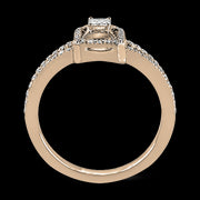 ZR251 Engagement Ring in 14k Gold with Diamonds