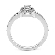 ZR251 Engagement Ring in 14k Gold with Diamonds
