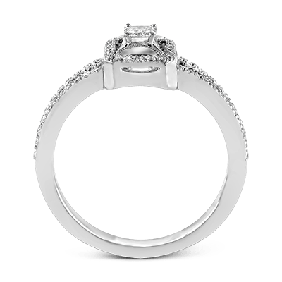 ZR251 Engagement Ring in 14k Gold with Diamonds