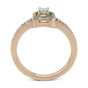 ZR251 Engagement Ring in 14k Gold with Diamonds