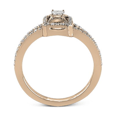 ZR251 Engagement Ring in 14k Gold with Diamonds