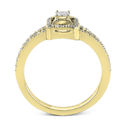 ZR251 Engagement Ring in 14k Gold with Diamonds