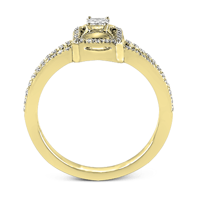 ZR251 Engagement Ring in 14k Gold with Diamonds