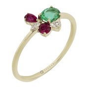 ZR2521 Color Ring in 14k Gold