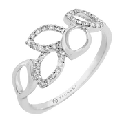 ZR2522 Right Hand Ring in 14k Gold with Diamonds