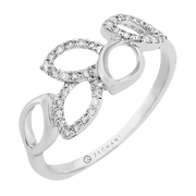 ZR2522 Right Hand Ring in 14k Gold with Diamonds