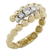 ZR2526 Right Hand Ring in 14k Gold with Diamonds