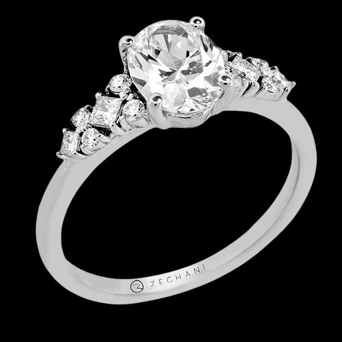 ZR2534 Wedding Set in 14k Gold with Diamonds