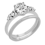 ZR2534 Wedding Set in 14k Gold with Diamonds