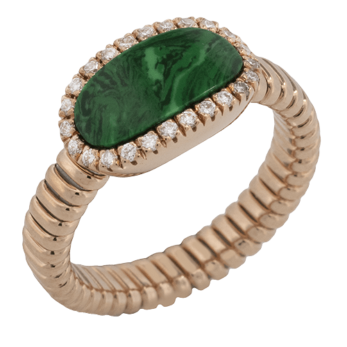 ZR2536 Color Ring in 14k Gold with Diamonds