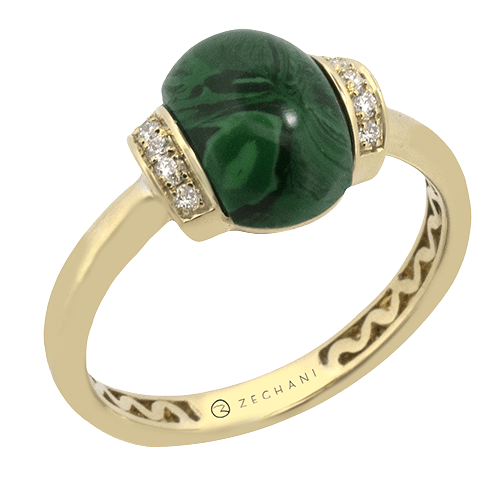 ZR2538 Color Ring in 14k Gold with Diamonds