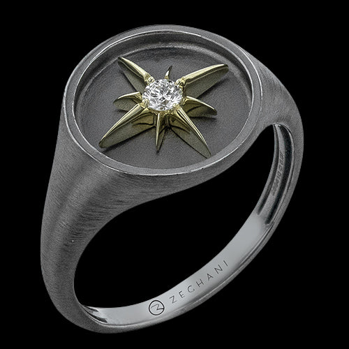 ZR2554 Right Hand Ring in 14k Gold with Diamonds