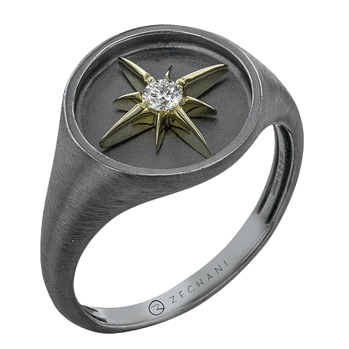 ZR2554 Right Hand Ring in 14k Gold with Diamonds