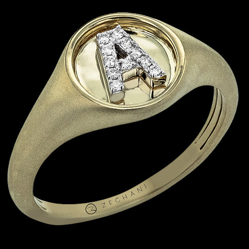 ZR2557 Right Hand Ring in 14k Gold with Diamonds