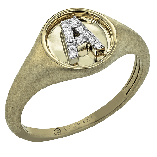 ZR2557 Right Hand Ring in 14k Gold with Diamonds