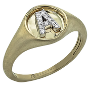 ZR2557 Right Hand Ring in 14k Gold with Diamonds