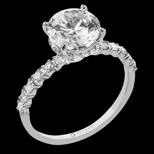 ZR2565 Wedding Set in 14k Gold with Diamonds