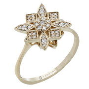 ZR2566 Right Hand Ring in 14k Gold with Diamonds