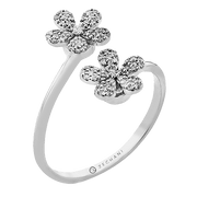 ZR2567 Right Hand Ring in 14k Gold with Diamonds