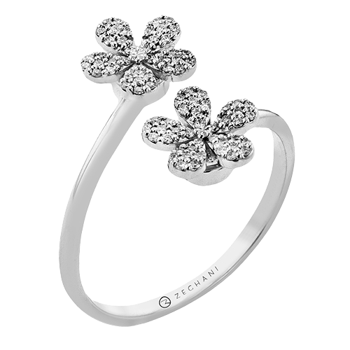 ZR2567 Right Hand Ring in 14k Gold with Diamonds