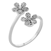 ZR2567 Right Hand Ring in 14k Gold with Diamonds