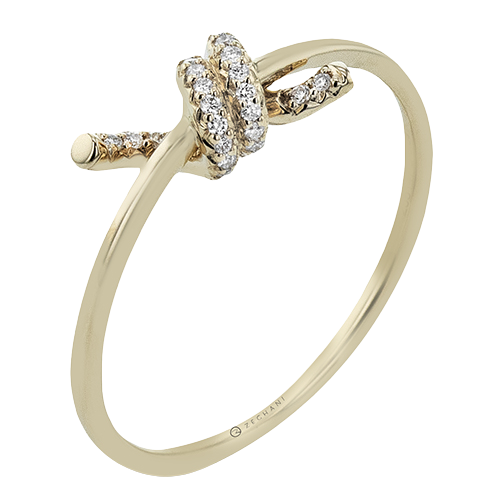 ZR2571 Right Hand Ring in 14k Gold with Diamonds