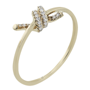 ZR2571 Right Hand Ring in 14k Gold with Diamonds