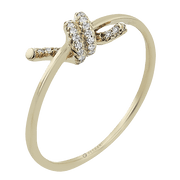 ZR2571 Right Hand Ring in 14k Gold with Diamonds