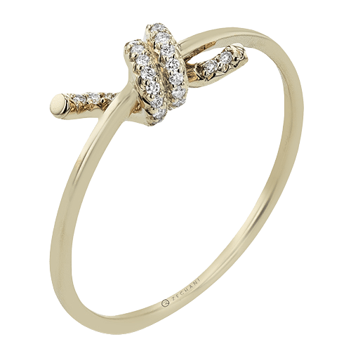 ZR2571 Right Hand Ring in 14k Gold with Diamonds