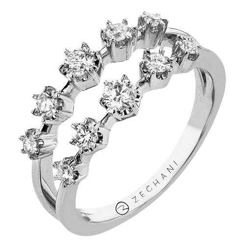 ZR2576 Right Hand Ring in 14k Gold with Diamonds