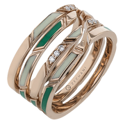 ZR2580 Color Ring in 14k Gold with Diamonds