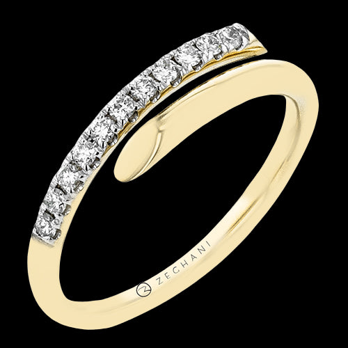 ZR2585 Right Hand Ring in 14k Gold with Diamonds