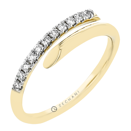 ZR2585 Right Hand Ring in 14k Gold with Diamonds