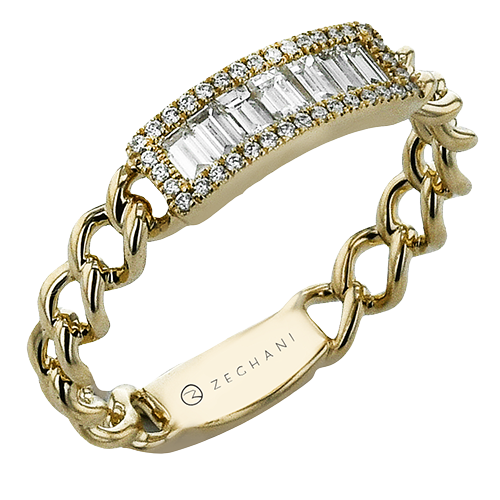 ZR2594 Right Hand Ring in 14k Gold with Diamonds