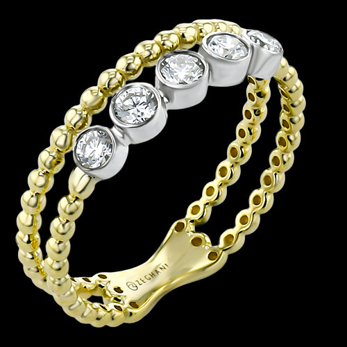 ZR2595 Right Hand Ring in 14k Gold with Diamonds