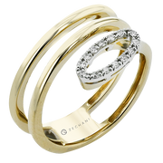 ZR2598 Right Hand Ring in 14k Gold with Diamonds