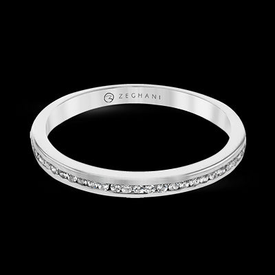 ZR25CHWB Wedding Set in 14k Gold with Diamonds