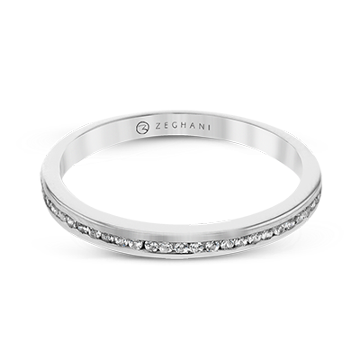 ZR25CHWB Wedding Set in 14k Gold with Diamonds