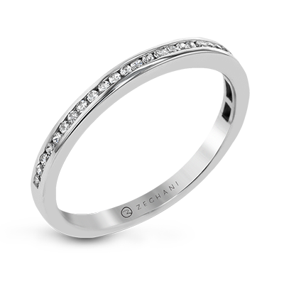 ZR25CHWB Wedding Set in 14k Gold with Diamonds